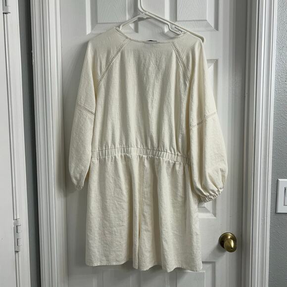 ELOQUII Elements Cream Button-Front Romper – Size 16 - Picture 2 of 2